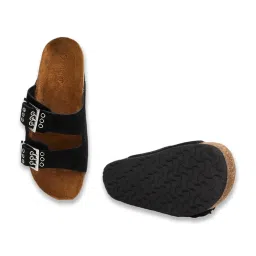 Ginger by Lifestyle Women's Black Casual Sandals image 3