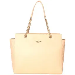 Carlton London CLLP-940 Beige Solid Medium Tote Handbag-image-52