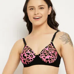 Clovia Pink Non Wired Padded T-Shirt Bra-picture-38