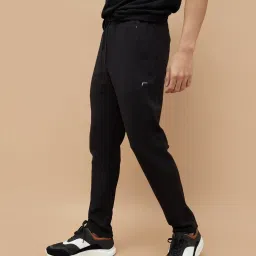 Fame Forever By Lifestyle Black Slim Fit Trackpants image 3