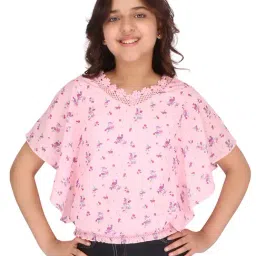 Cutecumber Kids Pink Printed Top-image-83