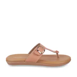 Walkway Women's Beige T-Strap Sandals-picture-15