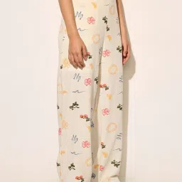Only White Print Pants image 3