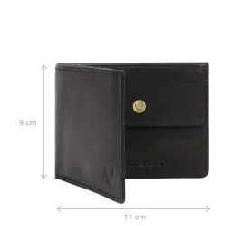 Hidesign Black Casual Leather Bi- Fold Wallet for Men image 3