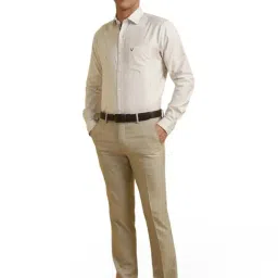 Allen Solly White Cotton Slim Fit Printed Shirt image 5