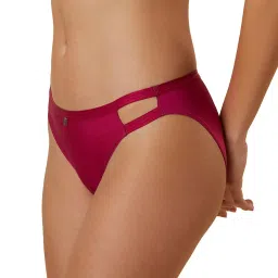 Triumph Pink Plain Hipster Panty image 3