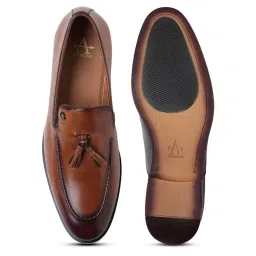 Arrow Men's ELLIPSE Tan Formal Moccasins image 3