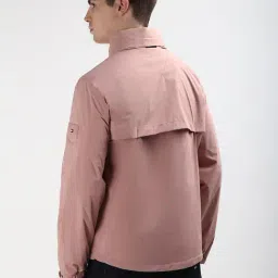 Tommy Hilfiger Pink Regular Fit Hooded Jacket image 2