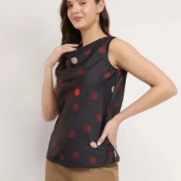 Fablestreet Black Printed Top image 3