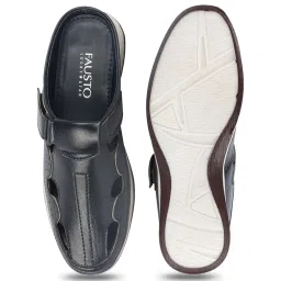 Fausto Men's Navy Mule Shoes image 3