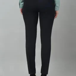 Cantabil Navy Regular Fit Mid Rise Trousers image 2