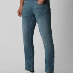 Van Heusen Blue Cotton Slim Fit Jeans image 3