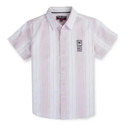 Gini & Jony Kids Pink Striped Shirt-picture-41