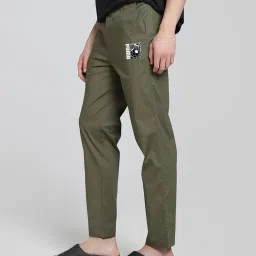 Puma Green Cotton Regular Fit Lounge Pants image 3
