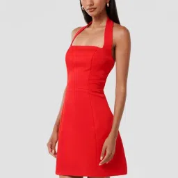 Forever New Ellie Petite Halter Mini Dress image 3