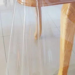 Bianca Vinyl Clear PVC Square Table Cloth (4 Seater) image 3