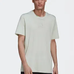 Adidas Green Cotton Regular Fit Printed Sports T-Shirt-picture-33