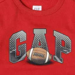 GAP Boys Red Blended Graphic Sweatshirt image 3