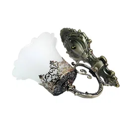 KINIS Black & White Metal Frustum Shaped Wall Lamp image 4