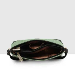 Esbeda Olive Textured Small Cross Body Bag image 5