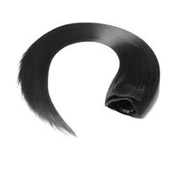 VIEWS Black Straight Clip-In Locks Hair Extension image 4