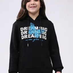 Monte Carlo Girls Black Printed Hooded Sweatshirt-image-87
