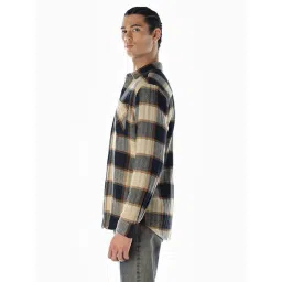 Jack & Jones Brown Cotton Regular Fit Checks Shirt image 3