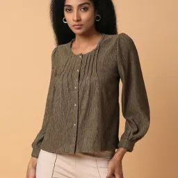 showoffff SHOWOFF Olive Regular Fit Top-picture-33