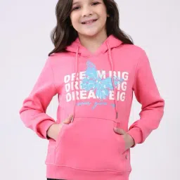 Monte Carlo Girls Pink Printed Hooded Sweatshirt-picture-18
