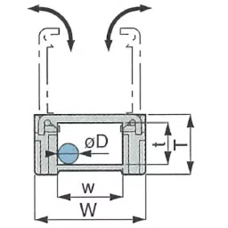 PISCO HPO Plarail Chain 10 mm Dia 2.5 m/sec, HPO203-R30 (Set of 10 Pcs) image 2