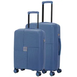 Nasher Miles Singapore Hard-Sided Polypropylene Luggage Set of 2 Navy Blue Trolley Bags (55 & 65 cm)-picture-12