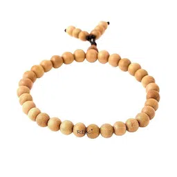 Divine souvenirs Unisex Wooden Artificial Beaded Elasticated Bracelet-picture-48