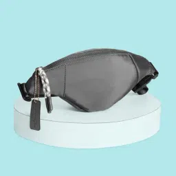 Forever Glam by Pantaloons Grey Medium Belt Bag-image-22