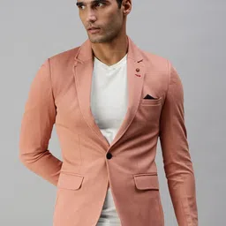 SHOWOFFFF Slim-Fit Single Breasted Blazer-picture-16