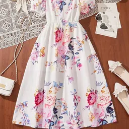 YK Floral Print Fit & Flare Maxi Dress-picture-12