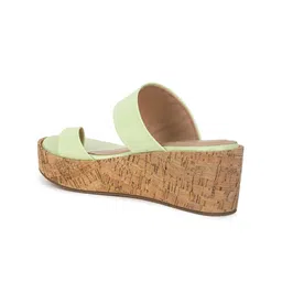 VALIOSAA Textured One Toe  Wedge Heels image 4