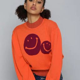 Levi's Orange Self Design Pullover-picture-36