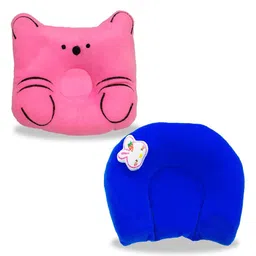 Chinmay Kids Polyester Fibre, Mustard Seeds Animals Baby Pillow Pack of 2  Pink, Blue-picture-17