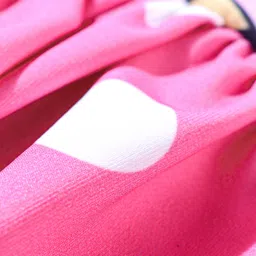 Babyhug Disney  Sleeveless Frock Swimsuit with Minnie Mouse Graphics- Pink image 3