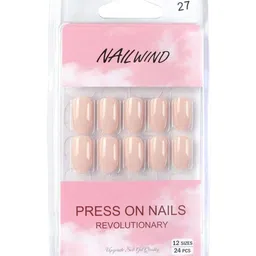 NAILWIND Set Of 24 Press On Nails - Pink- V-27 image 3
