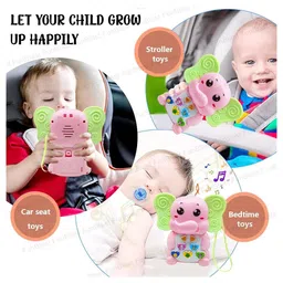 FunBlast Musical Elephant Toy for Kids (Pink) image 4