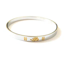 Vaiseema Men Silver-Plated Kada Bracelet-picture-36