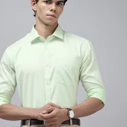 Park Avenue Slim Fit Textured Formal Shirt-picture-25