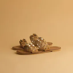 Eridani Women's Alba Beige Casual Sandals image 3