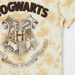 Fame Forever by Lifestyle Kids Beige Printed Regular Fit T-Shirt image 3