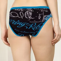 AROUSY Red & Blue Printed Bikini Panties - Pack Of 3 image 3