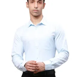 Park Avenue Blue Slim Fit Shirt-picture-38