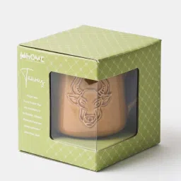 Fabindia Rashi Yellow Ceramic Taurus Coffee Mug (330 ML) image 3