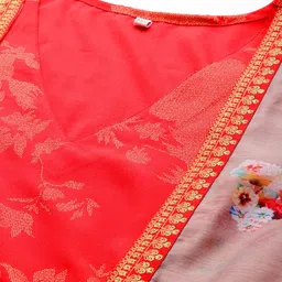 A PLUS BY AHALYAA Floral Printed A-Line Maxi Dress image 2