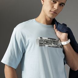 FCUK Pure Cotton Graphic Printed Relaxed Fit T-shirt-picture-31